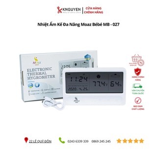 Nhiệt ẩm kế đa năng moaz bébé mb - 027