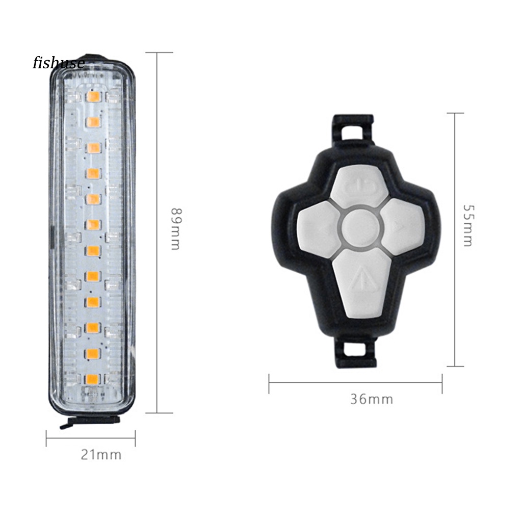 1 bộ đèn led chiếu hậu chống nước cho xe đạp - ảnh sản phẩm 8