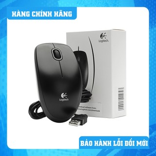 Chuột Có Dây Logitech B100 Chính Hãng