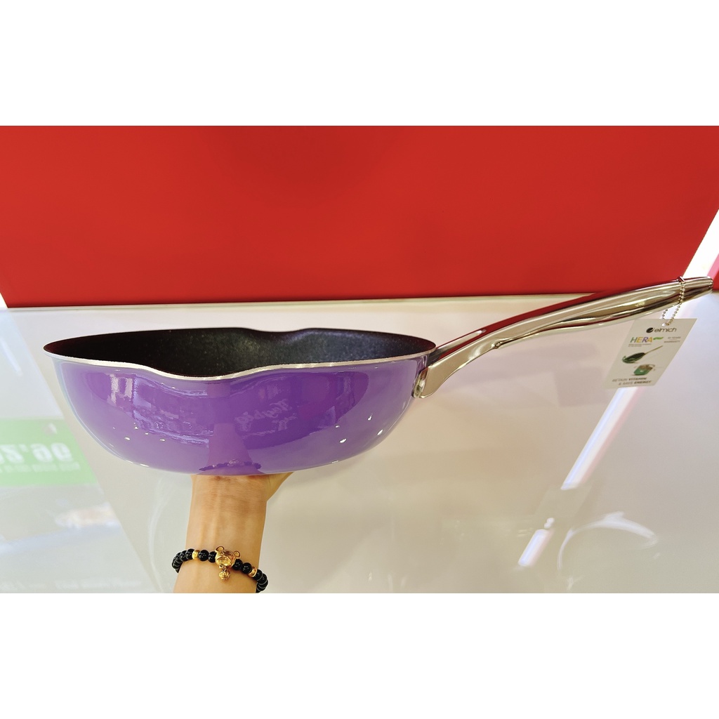 Chảo Inox liền khối Elmich Hera EL-8185 size 20cm 8186 size 24cm 8187 size 26cm 8188 sz 28cm