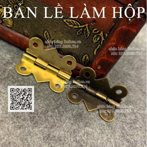 Bản lề mini kèm vít dùng để chế DIY