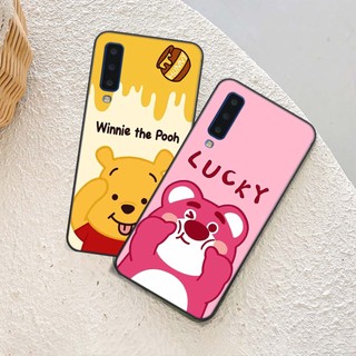 Ốp lưng điện thoại samsung a7 2018 / a9 2018 in hình gấu hồng, cute pooh, baby dễ thương