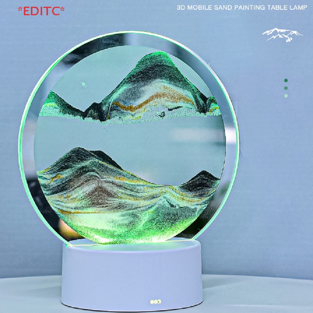Mua > Editc > Đồng Hồ Cát Để Bàn Có Đèn LED Nghệ Thuật Cạnh Giường ...