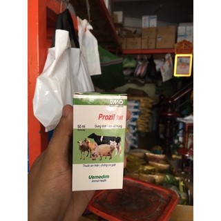 Prozil an thần chống co heo trâu bò dê cừu 50ml/chai vemedim