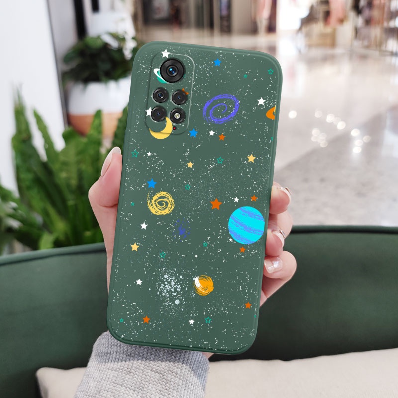 Ốp Điện Thoại Họa Tiết Vũ Trụ Sáng Tạo Cho Xiaomi Redmi Note 11 11S 11T Pro Plus + 4G 5G