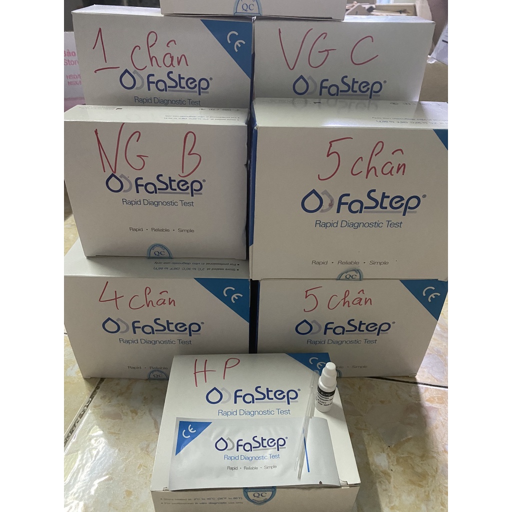 Que Test nhanh thử HP viêm Loét dạ dày tại nhà FASTEP MỸ