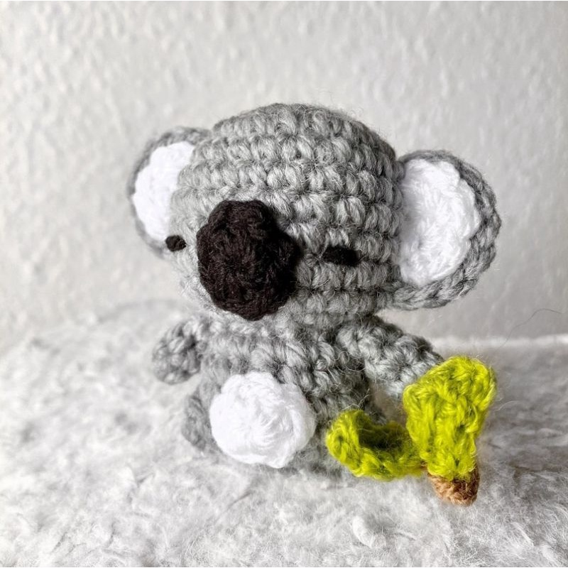 Móc khoá gấu Koala cute hanmade bằng len dùng để trang trí, làm quà tặng. #koala #hanmade #móckhoá #gấukoala #trangtrí