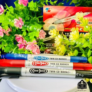 Bút Lông Dầu PM04 - Bút 2 Đầu [1 Cây]