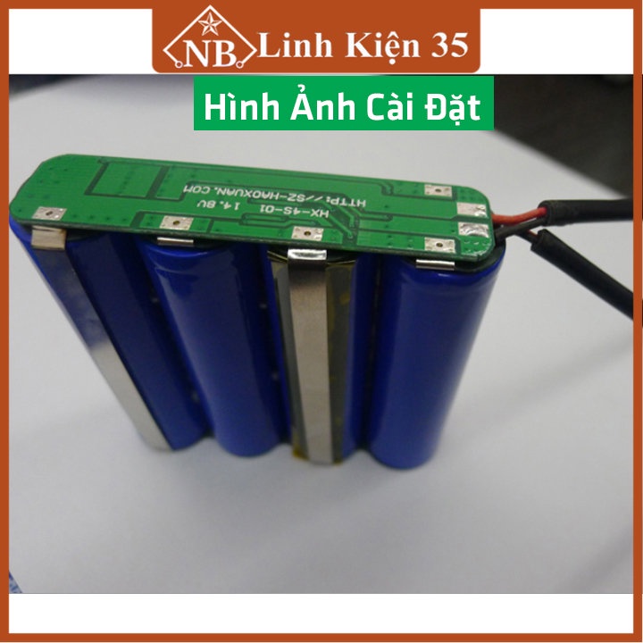 Bảng mạch bảo vệ pin lithium 4 cell 16.8V dòng xả 6A siêu rẻ