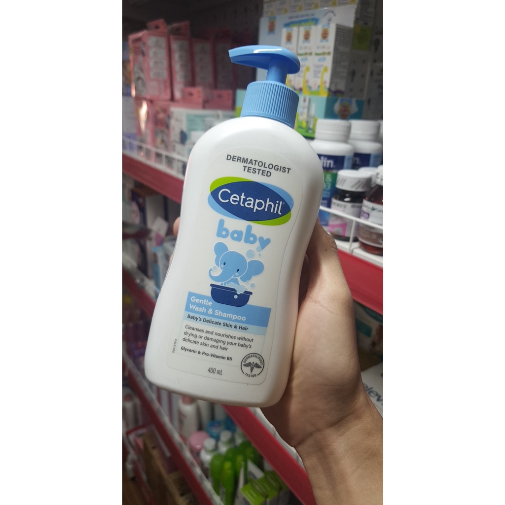 Sữa tắm gội dịu nhẹ cho bé Cetaphil Baby Gentle Wash & Shampoo 230ml/400ml