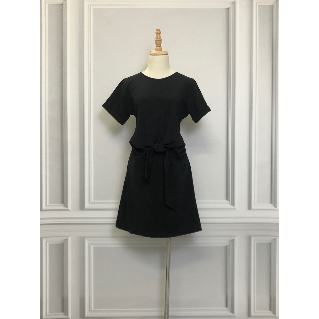 Váy QCCC hàng hiệu chính hãng thời trang nữ N116 màu đen freesize secondhand thanh lý ký gửi