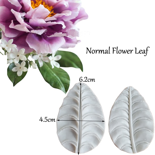 Hoa 28 Phong Cách 28 Kiểu Khác Nhau &amp; Khuôn Silicone Làm Bánh Hình Lá Cây C336