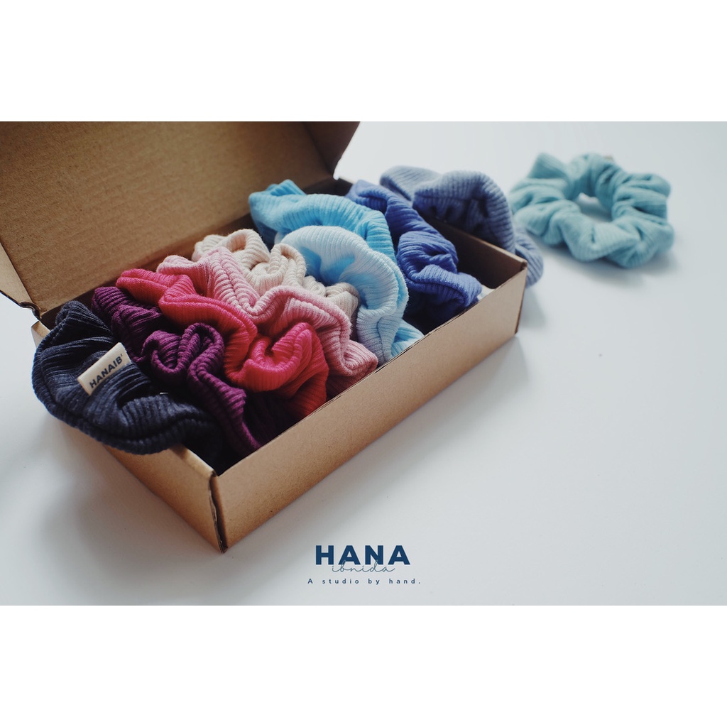 Scrunchies - Pack 10 pcs: Arc-en-ciel