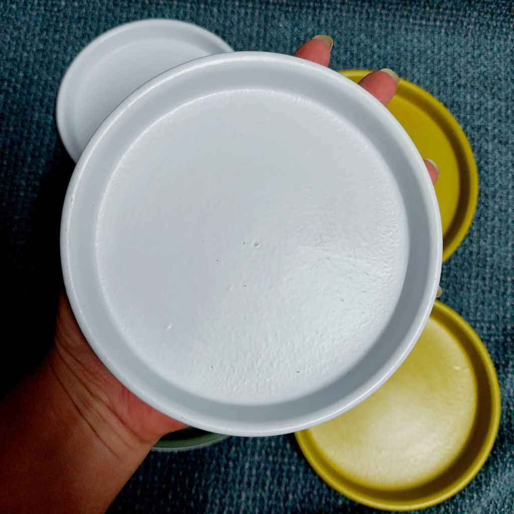 Đĩa lót chậu đất nung sơn màu Bông Garden lót chậu cây cảnh để bàn Miệng 14cm và 16cm