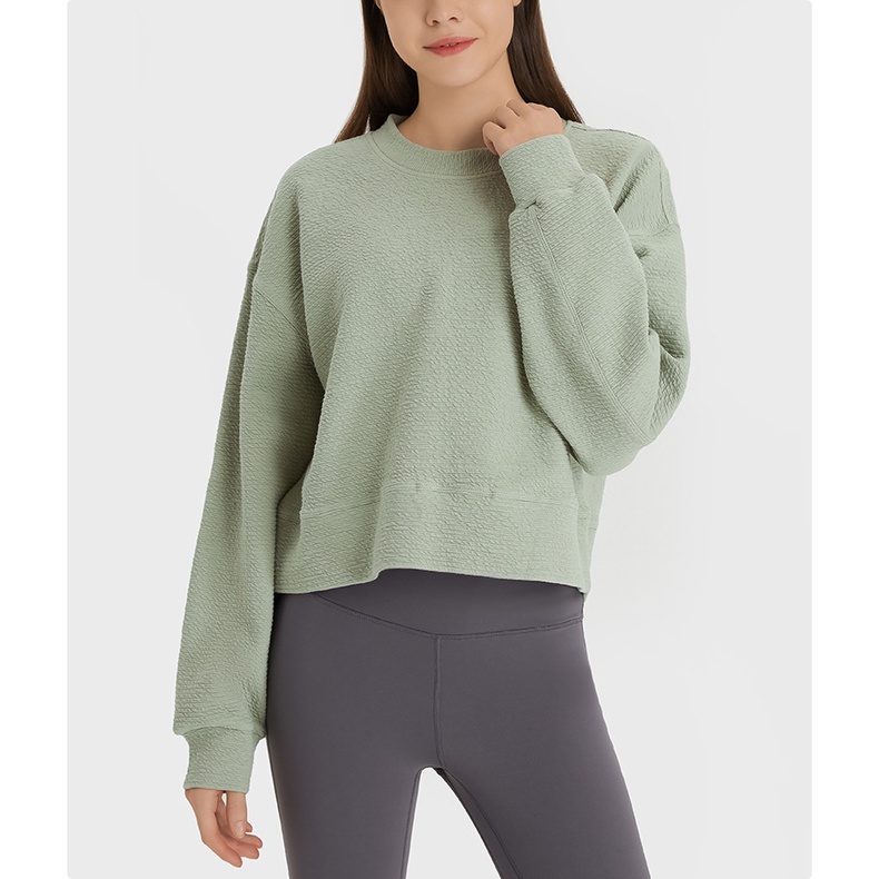 Áo Sweater thể thao Lululemon Peaceful Moments Pullover 2022 - Áo thể thao Lulu không logo