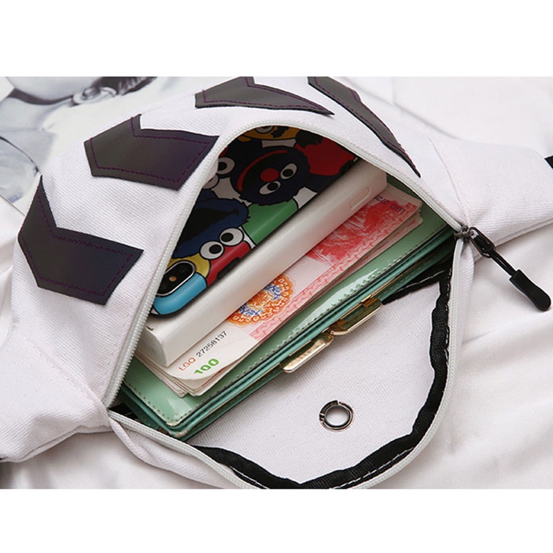 Túi Đeo Chéo Vai Bằng Vải Thời Trang Sành Điệu Bắt Mắt Cho Nữ