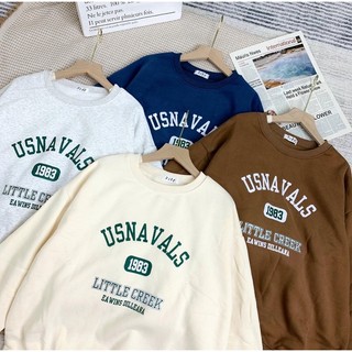 Áo sweater nỉ bông USNAVALS (ảnh thật)