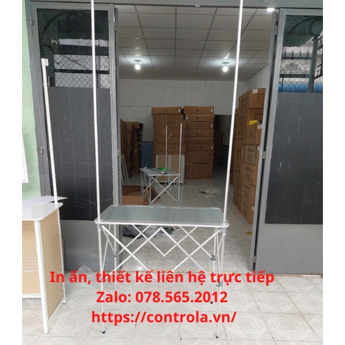 BoothSampling khung nhôm