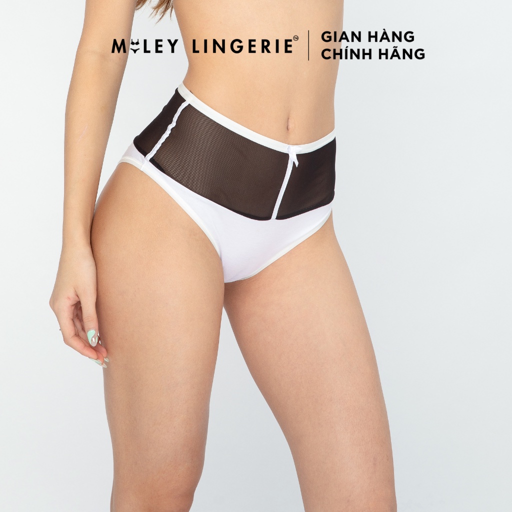 Quần Lót Phối Lưới Vải Sợi Thiên Nhiên Cao Cấp Bamboo Miley Lingerie FBM05