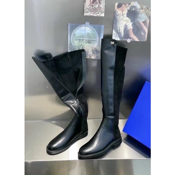 MÃ C857- BỐT ĐÙI SW PHỐI NHUNG HOT HIT FULLBOX