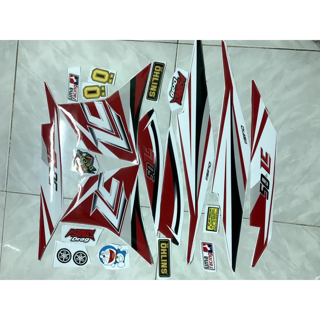 Tem exciter 50 LC trắng đỏ