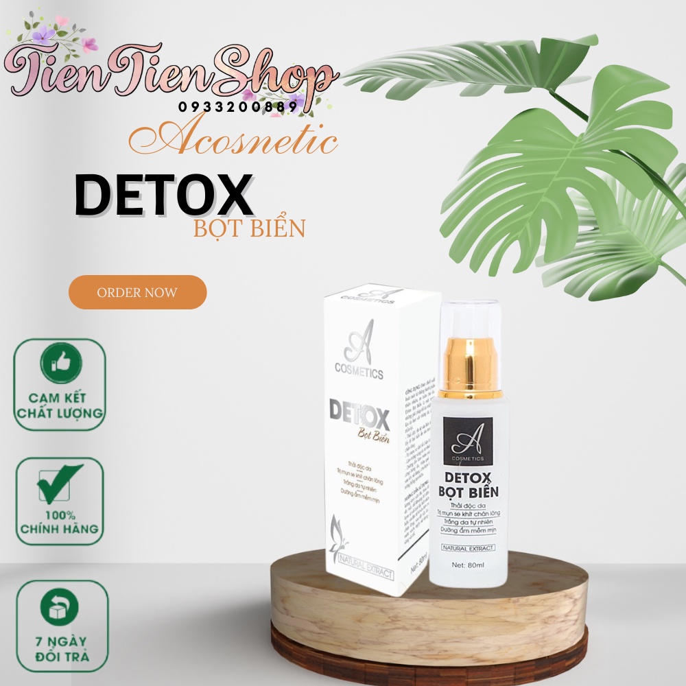 Detox bọt biển thải độc chữ A - Acometics -Mỹ phẩm Phương Anh