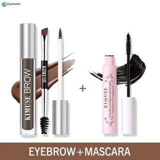 Kimuse Volum Express Mascara Chống Thấm Nước Chống Thấm Nước Bền Gel Kẻ Chân Mày Mắt