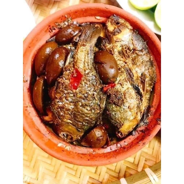 (Ship nt Hà Nội)1 niêu Cá diếc kho trám nhừ xương