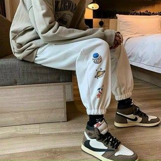 Quần jogger nam nữ thun poly Form chuẩn
