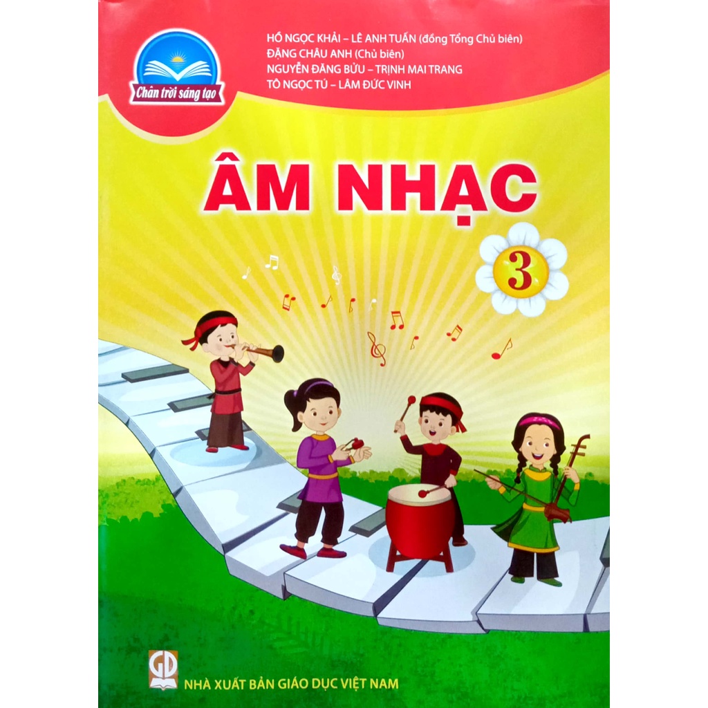 Sách giáo khoa Âm Nhạc 3 - Chân Trời Sáng Tạo - Bán kèm bao sách