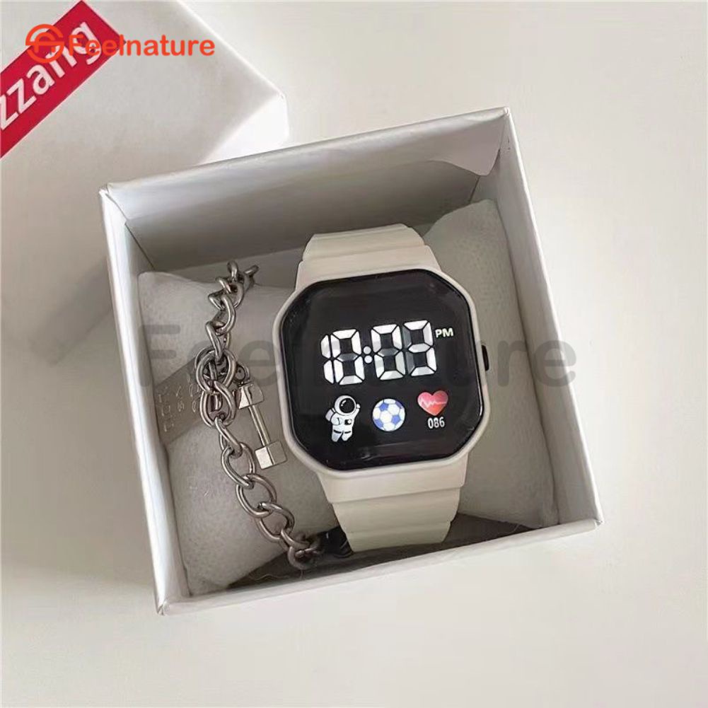 [Mới 100%] Đèn Led Thời Trang Trẻ Em Watch Đồng Hồ Kỹ Thuật Số Thể Thao Chống Nước Nam Nữ Học Sinh Đồng Hồ Điện Tử VN