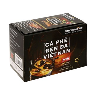 Cà phê Wake Up đen đá/ nâu đá Việt Nam  240g hsd 27/11/2022