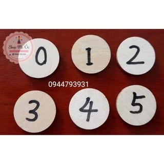Miếng gỗ tròn_ Có nhiều từ 1 đến 30cm