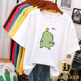 Áo thun nữ con khủng long Hi đáng yêu nhiều màu sắc