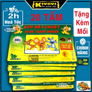 Keo Dính Chuột Siêu Dính Bãy Chuột ĐẠI LỘC - Tấm Keo Bẫy Chuột VIỆT NAM - Keo Dán Chuột Kivovi