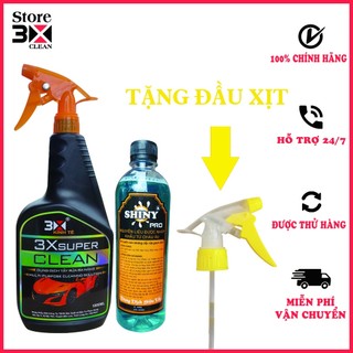 Nước Tẩy Rửa Xe Máy Đa Năng 3x super clean và Shiny pro