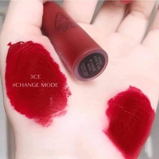 [Chính Hãng - Sẵn - Bill] Son 3CE CHANGE MODE Đỏ Lạnh Soft Lip Lacquer