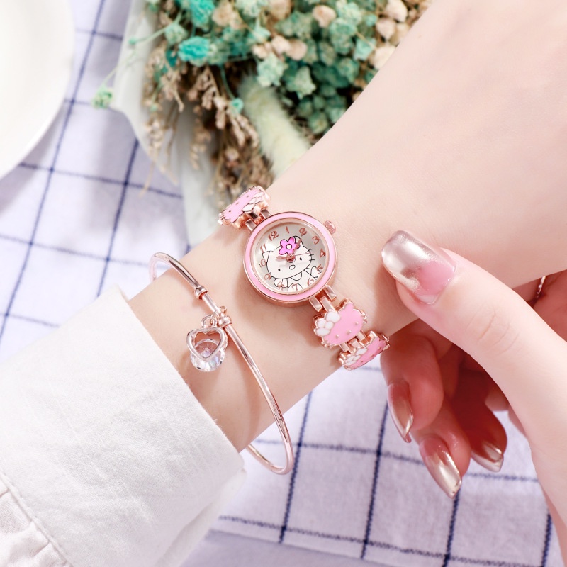 Đồng Hồ Nữ Đồng Hồ Đeo Tay Dây Thép Dễ Thương Dành Cho Nữ
