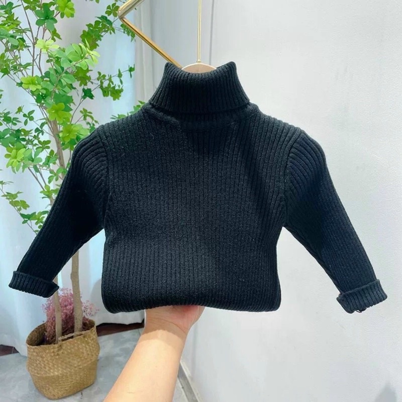 Áo Len Tăm Cho Bé / Áo Len Cao Cổ Cho Bé 8-28kg