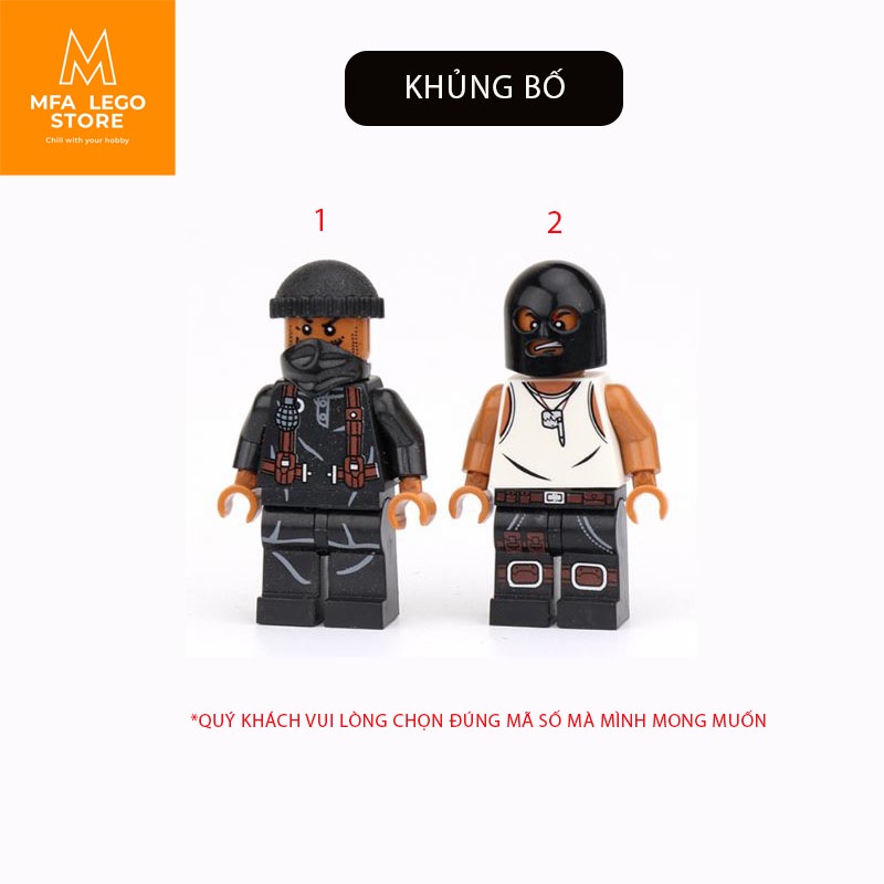 Đồ chơi lắp ráp swat army , mô hình đồ chơi - Lính khủng bố