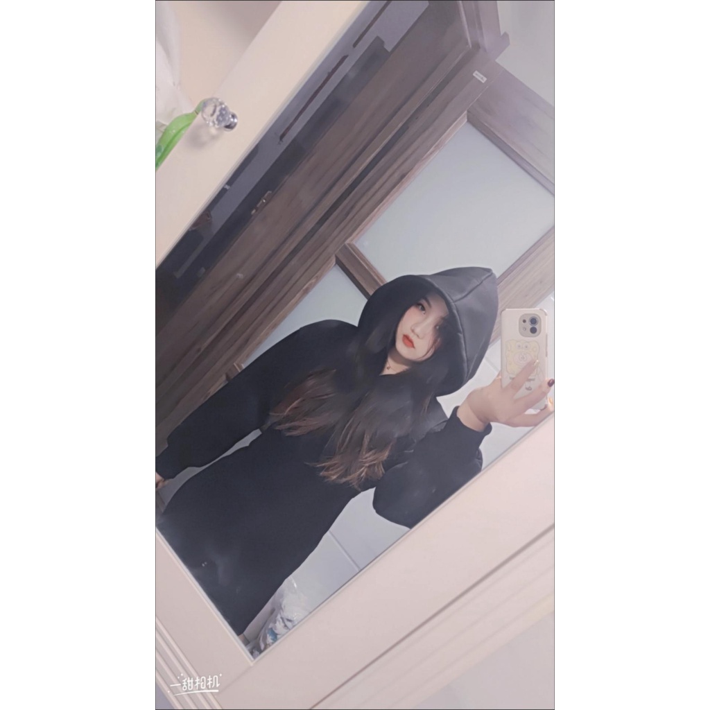 Áo Hoodie Thu Đông Phong Cách hepburn Mới 2023✨✨Đầm Tay Dài Nhấn Eo Thời Trang Thanh Lịch Dành Cho Nữ