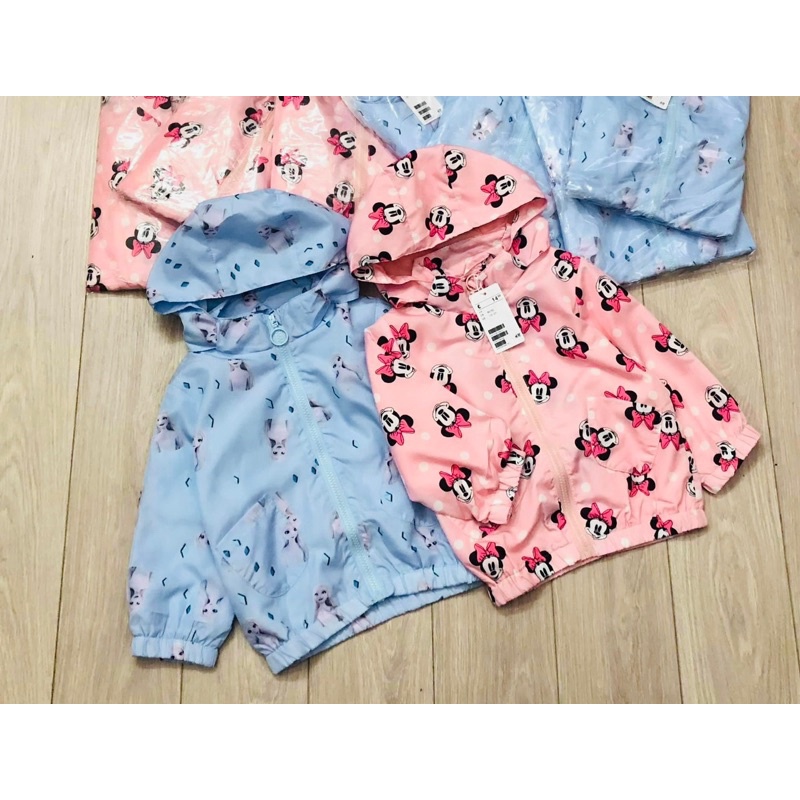 Áo khoác gió 2 lớp Hm 1-6y