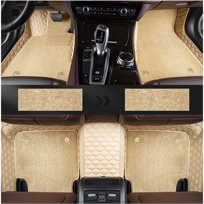 Thảm sàn da ô tô 5d cho Lexus Rx350, Bmw X5, Bmw X4, Bmw 320i, thảm trải sàn da cao cấp, không mùi hôi