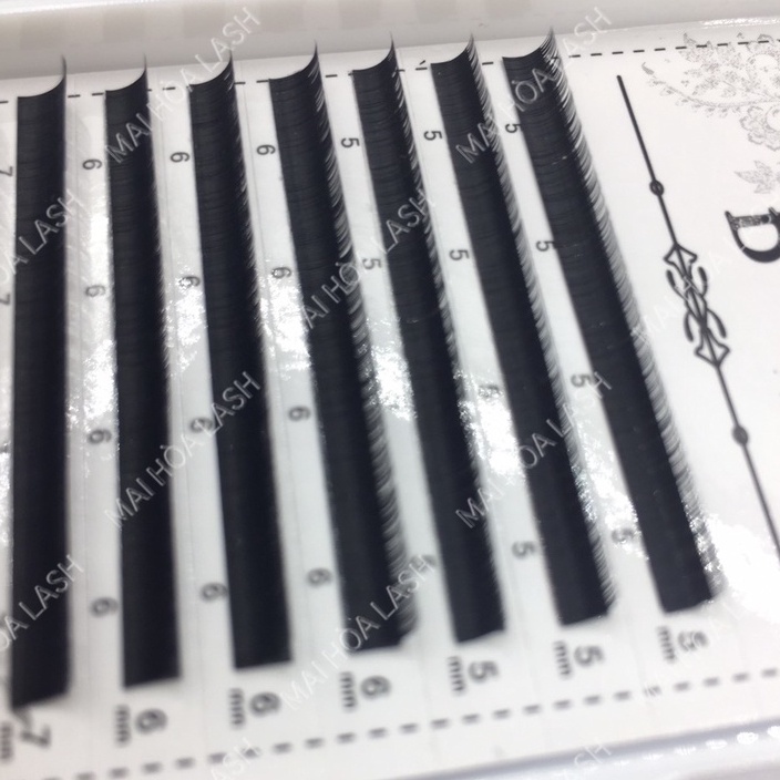 Mi KHAY dưới cong J _ B mix  mm _ Dụng cụ nối mi _Mai Hòa Lash