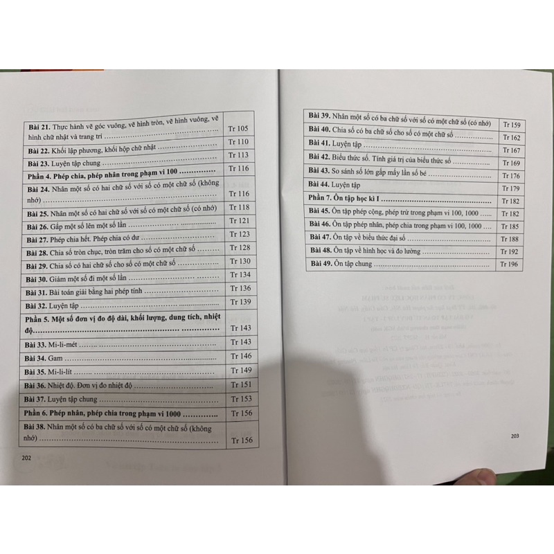 Sách - Vở Bài Tập Toán Tư Duy Lớp 3 (Tập 1) Biên soạn theo chương trình SGK mới