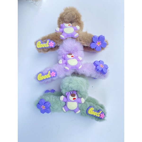 Cặp Tóc Lông Mềm Nhiều Hoạt Tiết