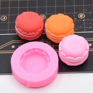 Khuôn silicone hình macaron đất sét