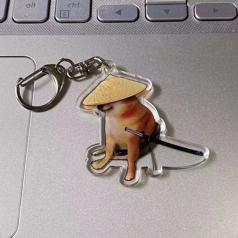 Móc Khóa Hình Chú Chó Shiba Inu Dễ Thương 4-5CM