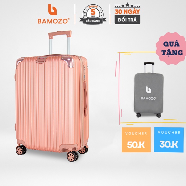 Vali du lịch Bamozo 8809 vali kéo Size20/24inch Chống Va Đập Chống Trầy Xước Cao Cấp bảo hành 5 năm