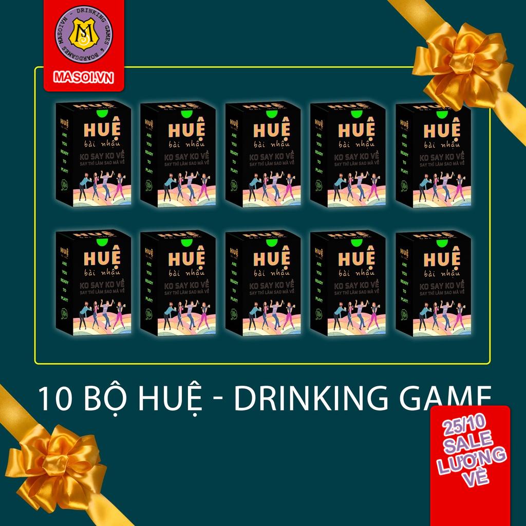 COMBO SỈ 10 BỘ BÀI HUỆ - drinking game việt hoá giá rẻ, bài cực đã 70 lá Ko say ko về